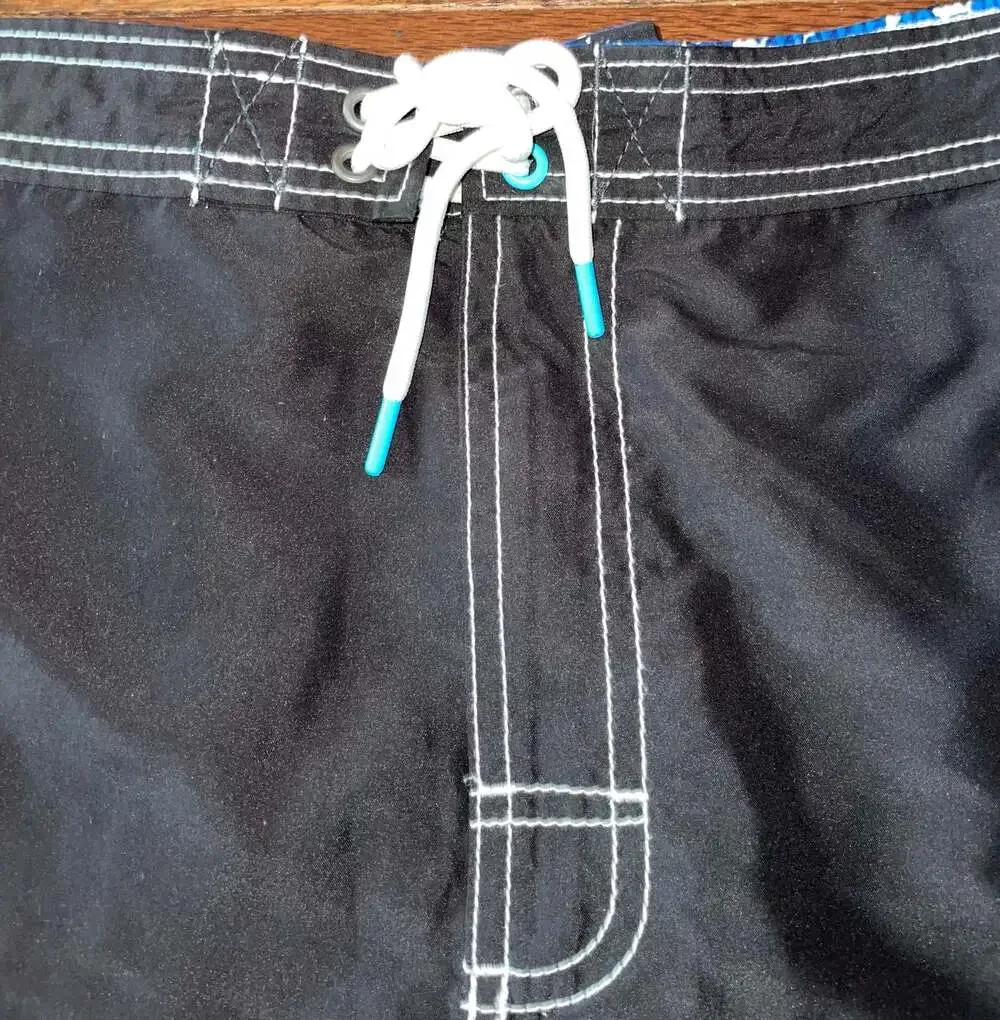 Tommy Bahama Black Swim Trunks Board Shorts XXL Surf Beach